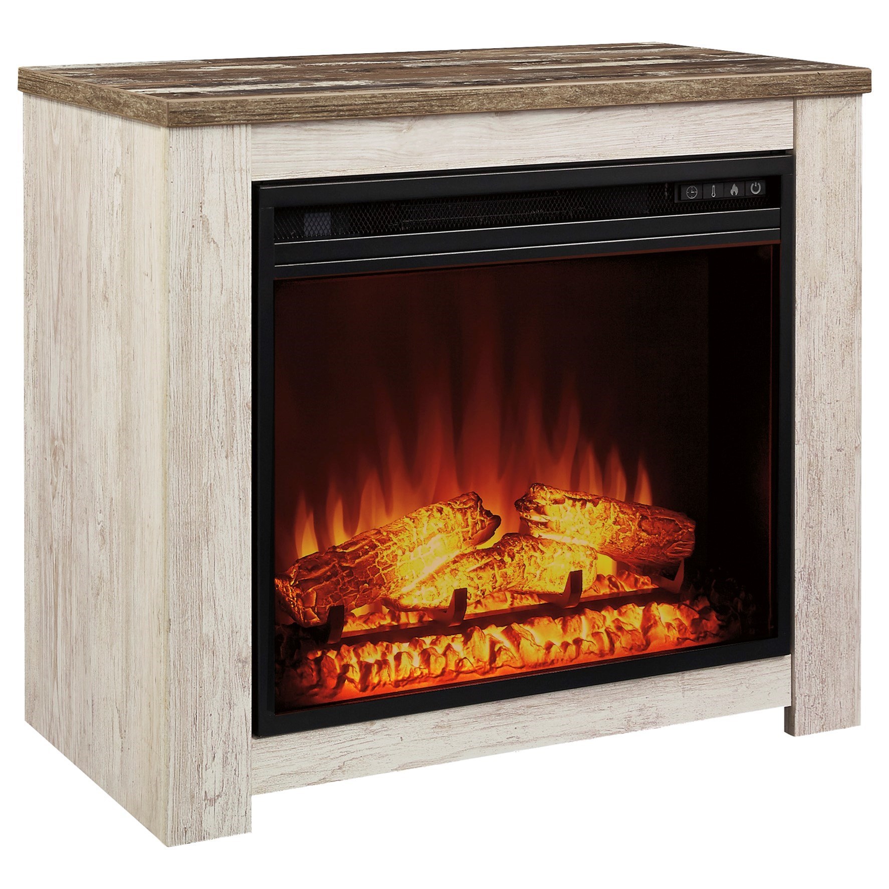 Signature Design by Ashley Willowton W267368 TwoTone Fireplace Mantel